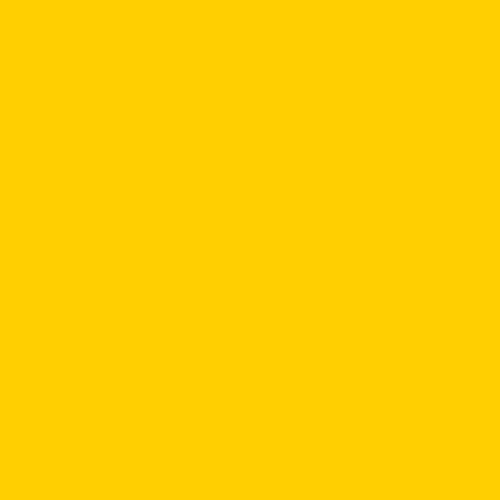 Rosco E101 vibrant yellow film grip rigging roll evoking exotic sunlight, caution for skin use, 48-inch x 25', 80% transmission