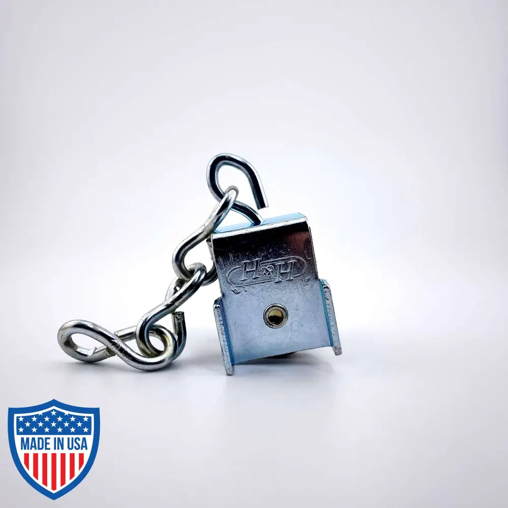 Curtain Track Carrier with Swivel Hook and Chain for Film Grip Rigging