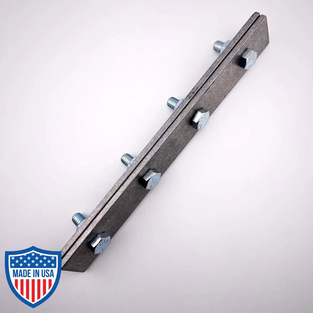 Curtain Track Splice for 140 or 300 series with hardware for film grip rigging.