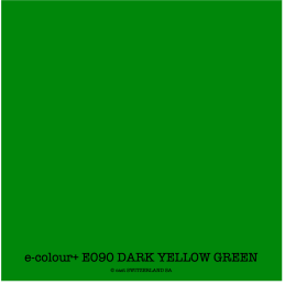 Rosco® E090 Dark Yellow Green film grip rigging color sample.
