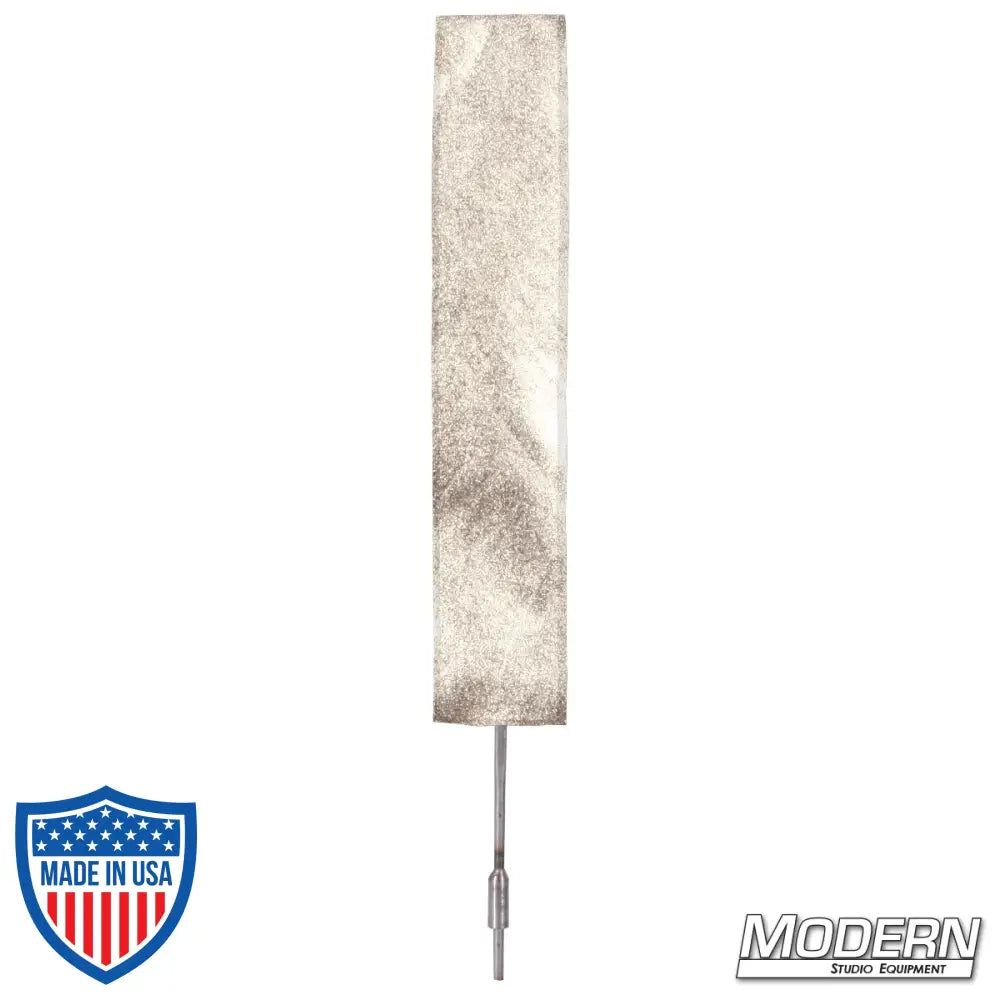 2" x 12" finger frame covered in fabric, used for film grip and rigging, reduces light without altering pattern or color temperature.