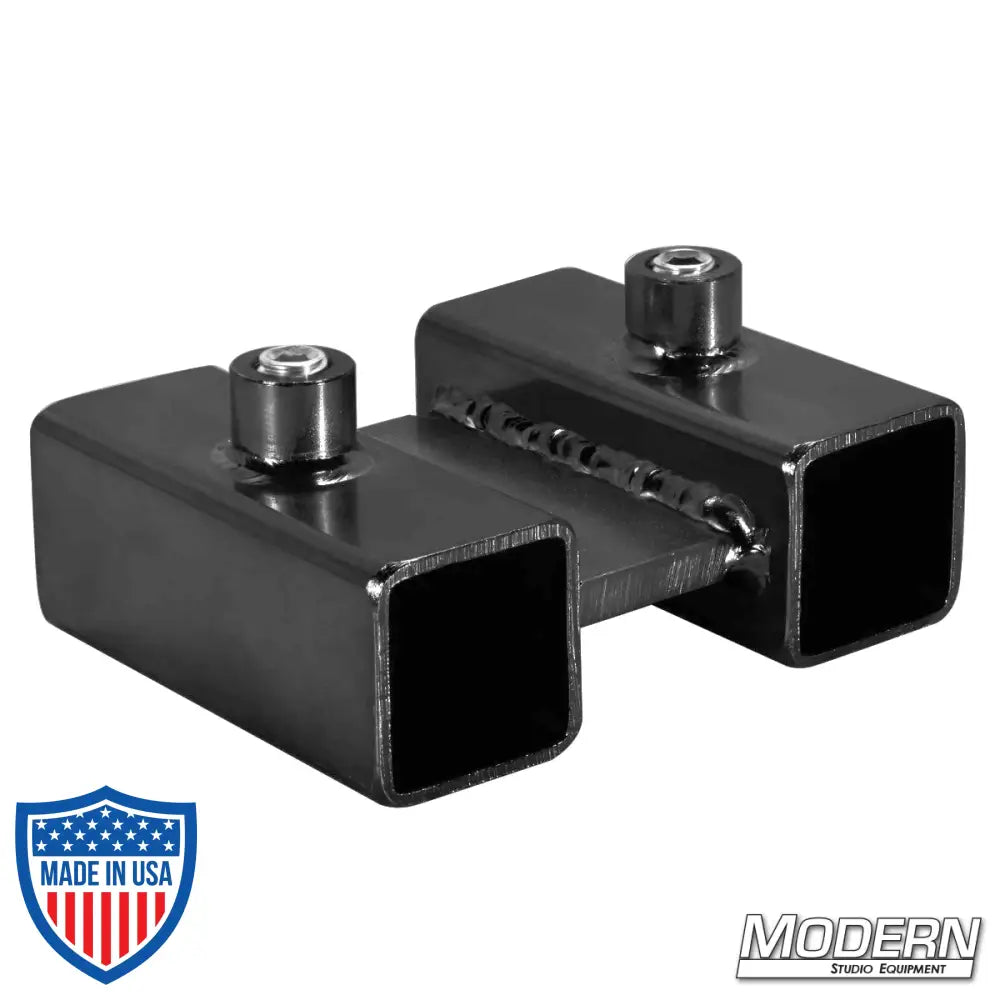 Over And Under For 3/4-Inch Square Tube - Black Zinc