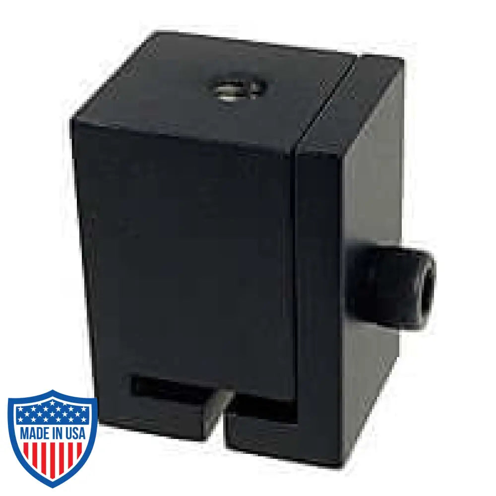 Black threaded rod track hanger for film grip rigging
