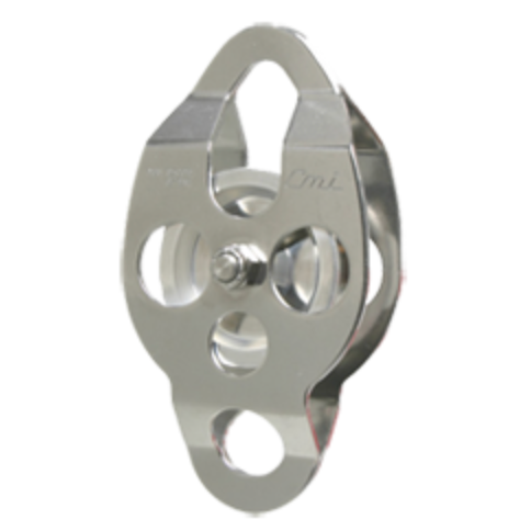 CMI 2-3/8-inch Split Stainless Side SheaAluminumve Bearing Pulley with Becket RP112