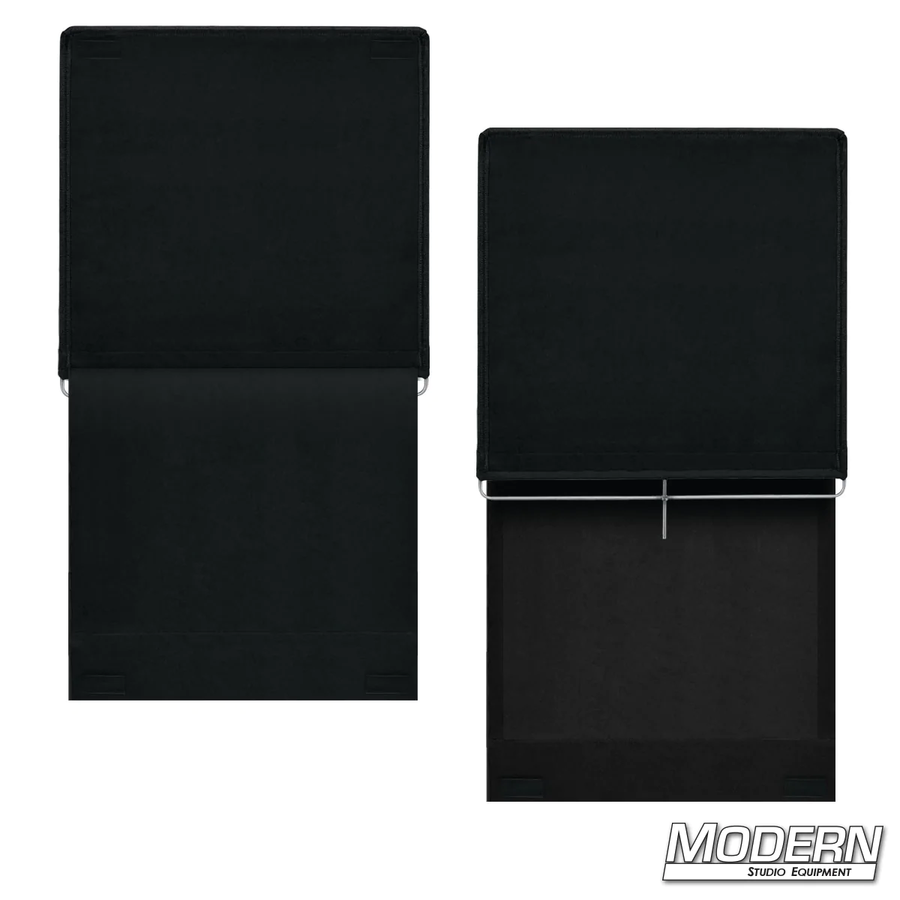 40-inch x 40-inch Black Ripstop Floppy
