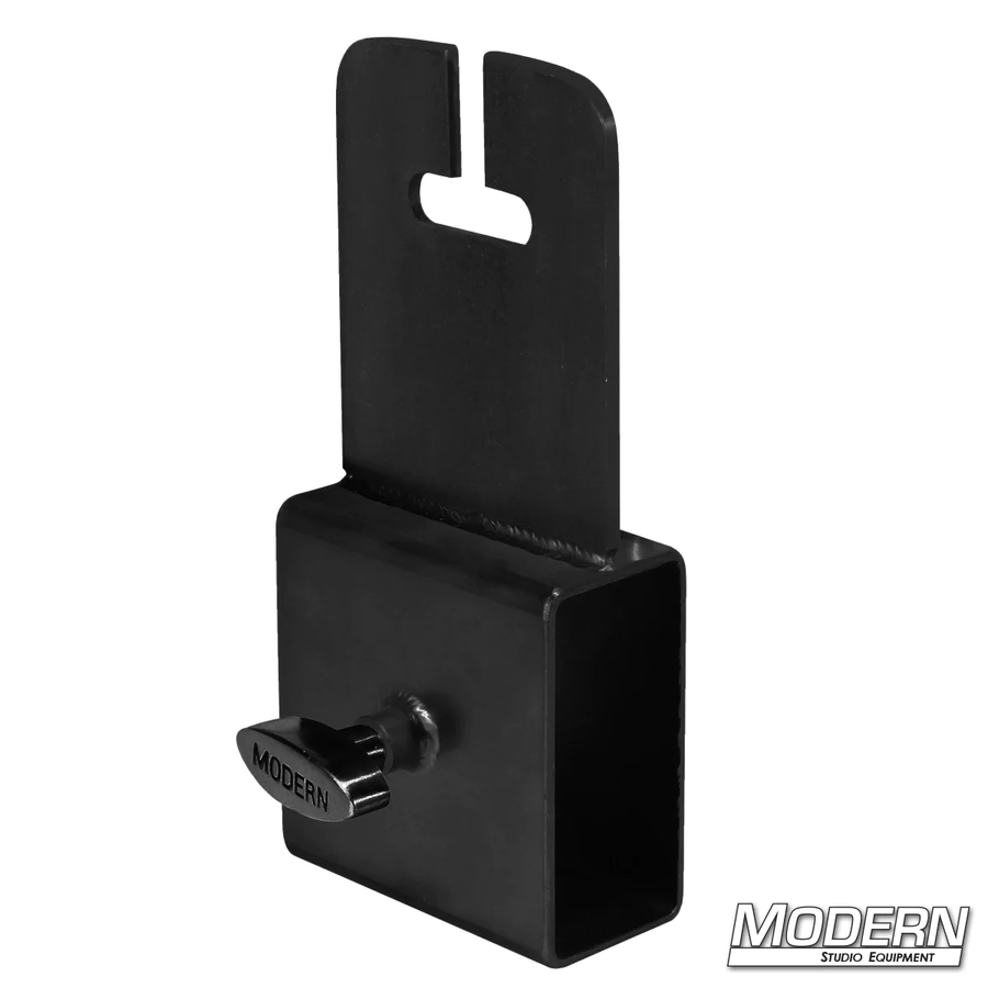 2-inch x 4-inch Slider with Ear - Black Zinc
