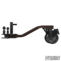 Rolling Spider Base providing a stable and mobile platform for lighting fixtures and equipment on film sets, designed for grip and rigging.