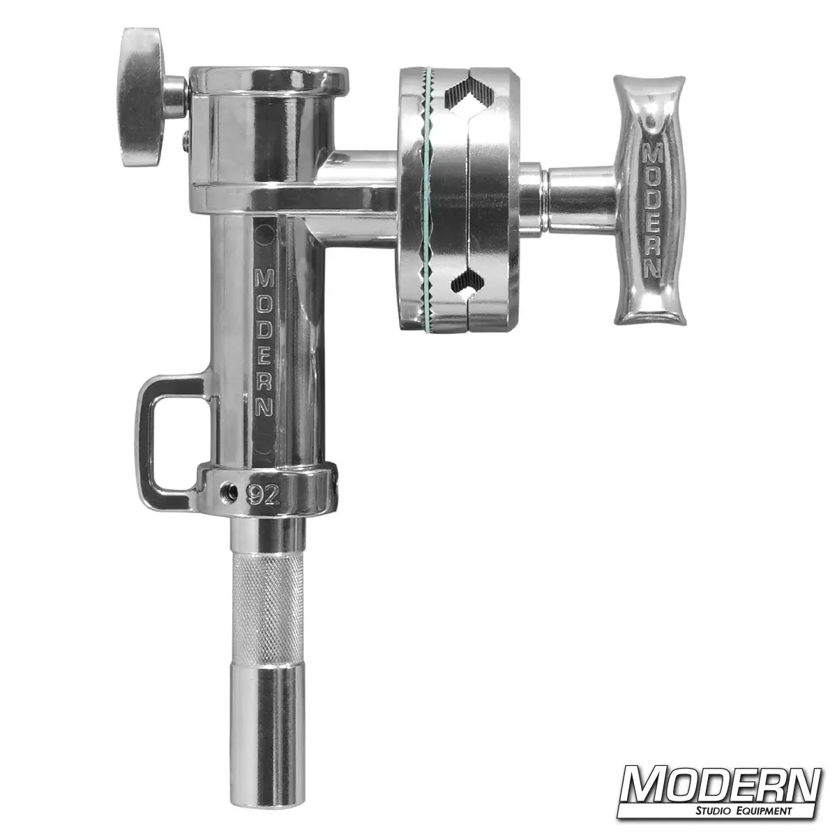 Modern 4-1/2" Junior Grip Head for film rigging and grip equipment.