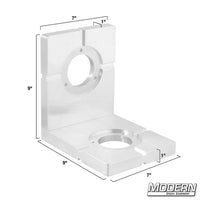 Mitchell to Mitchell L-Plate for film grip rigging with dimensions 9"x9"x7" from Modern Studio Equipment