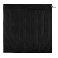Black Rip Stop Wag Flag for film grip rigging on uncovered stainless frame