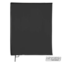 Black Artificial Silk Scrim on 304 stainless frame for film grip and rigging