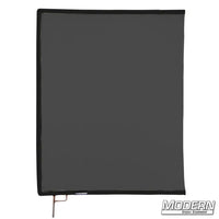 Black China Silk Scrim on 304 stainless frame for film grip rigging, diffuses light and removes reflectance by 1 stop