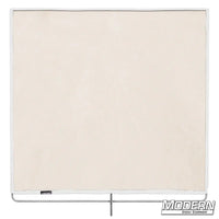 Unbleached Muslin diffusion fabric on 304 military-grade stainless steel frame for film grip rigging