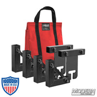 1-inch Square Stock Frame Kit with red carrying bag for film grip and rigging