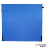 Blue Wag Flag for film grip and rigging with uncovered stainless frame