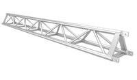 12-inch Aluminum Fork End Utility Triangle Truss for film grip and rigging applications, shown in standard length with steel bolt joins.