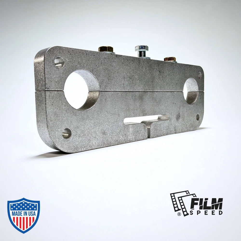 12" Box Mega Truss to I-Beam Clamp for film grip rigging solutions