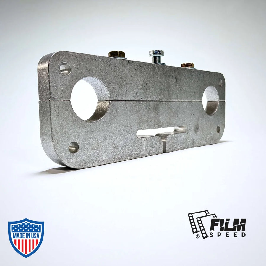 12" Box Mega Truss to I-Beam Clamp for film grip rigging solutions