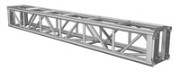 XSF 12" Bolt Plate Utility Tower Truss for film grip and rigging, shown in standard aluminum construction with steel bolts.