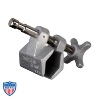2 Inch Center Jaw Cardellini Clamp for film grip and rigging, 3x7x3.75 inches in size.
