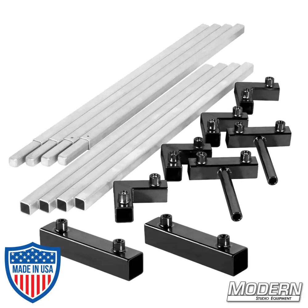 3/4-inch Square Aluminum Tubes and Connectors for Film Grip Rigging