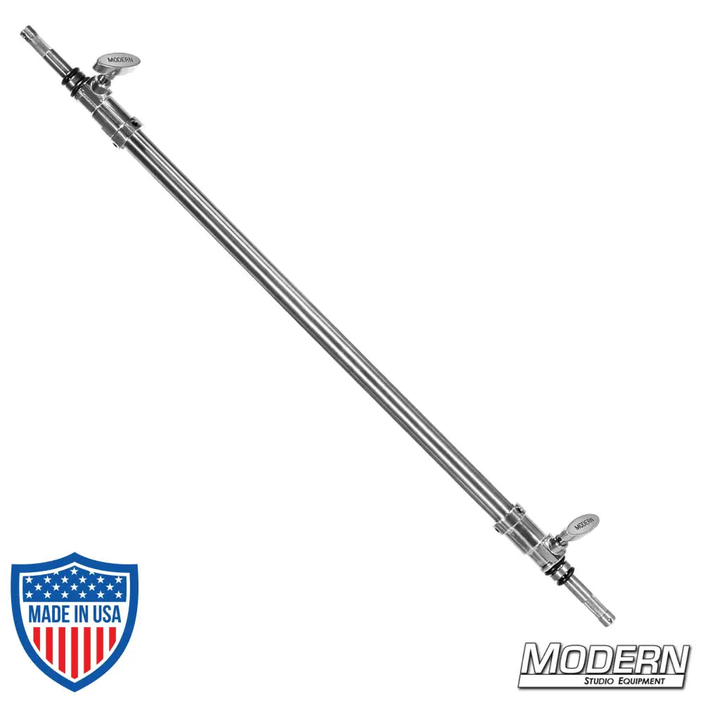 33-1/2-inch 2-way telescoping baby arm for film grip and rigging, extends to 56 inches, Modern Studio Equipment.