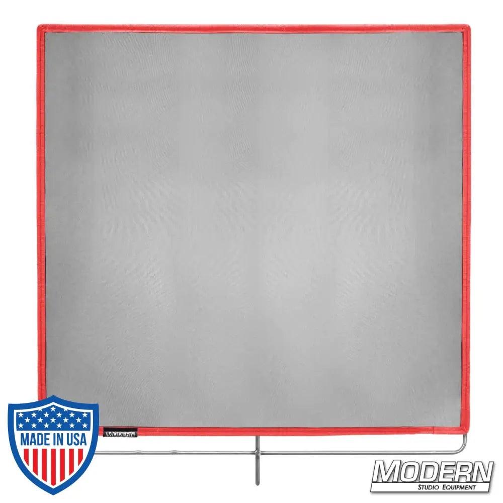 36"x36" Black Double Scrim with stainless steel frame for film grip and rigging