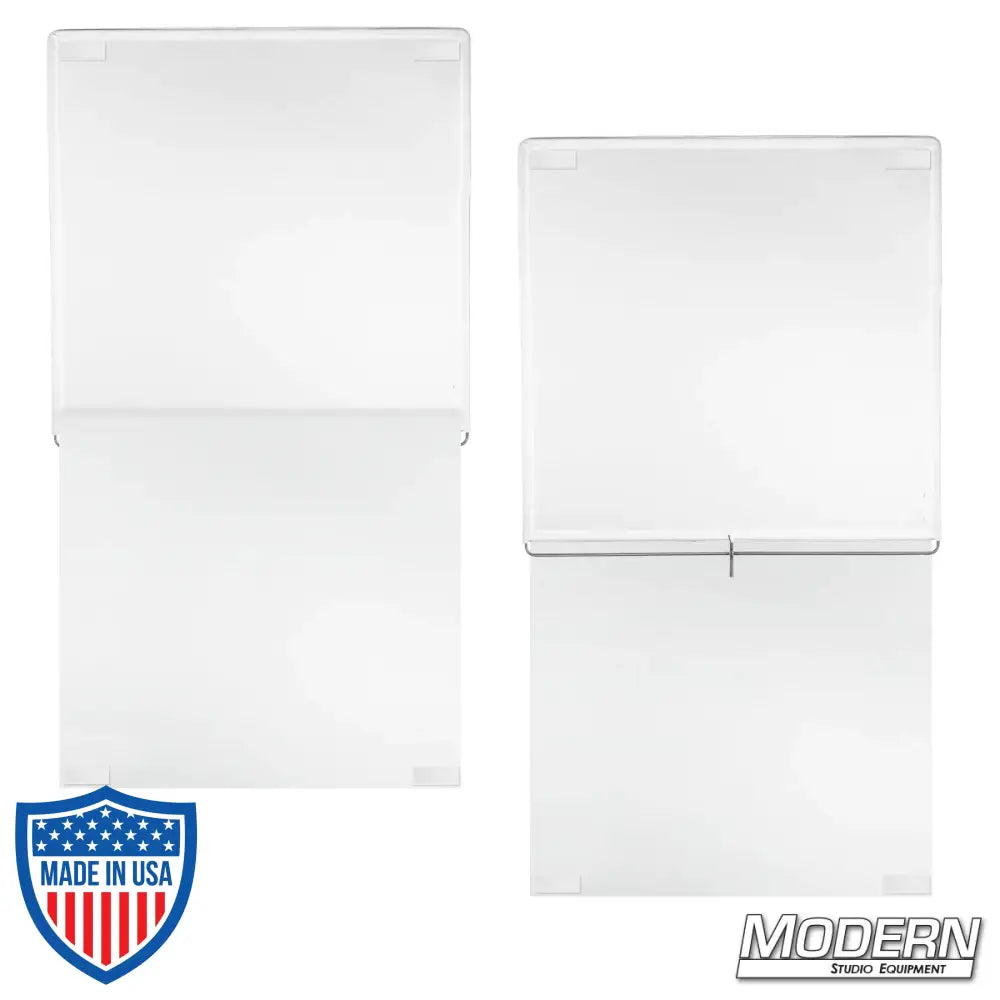 36" x 36" Magic Cloth® Floppy with stainless steel frame, expanded to 36" x 72" for film grip and rigging applications.