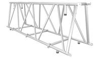 36-inch space saving truss for film grip rigging, stackable aluminum truss with custom lengths for efficient transportation and storage