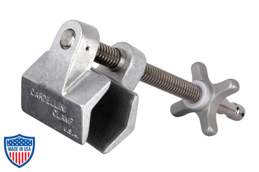 4 Inch End Jaw Cardellini Clamp (4E) for film grip and rigging, 3.00 in width, 9.00 in height, 3.75 in depth