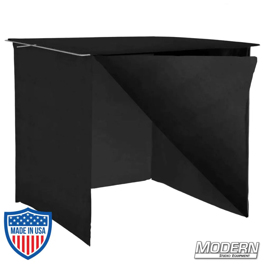 48" x 48" 4-Sided Solid Floppy with stainless steel frame, commando cloth cover, and velcro sides, for film grip and rigging use.