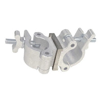 90-Degree Fixed Mega-Coupler XL for film grip and rigging, featuring a solid plate to eliminate twisting; 1100-pound load limit.