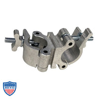 90-Degree Fixed Mega-Coupler XL for film grip and rigging solutions, featuring a solid plate to secure two couplers together.