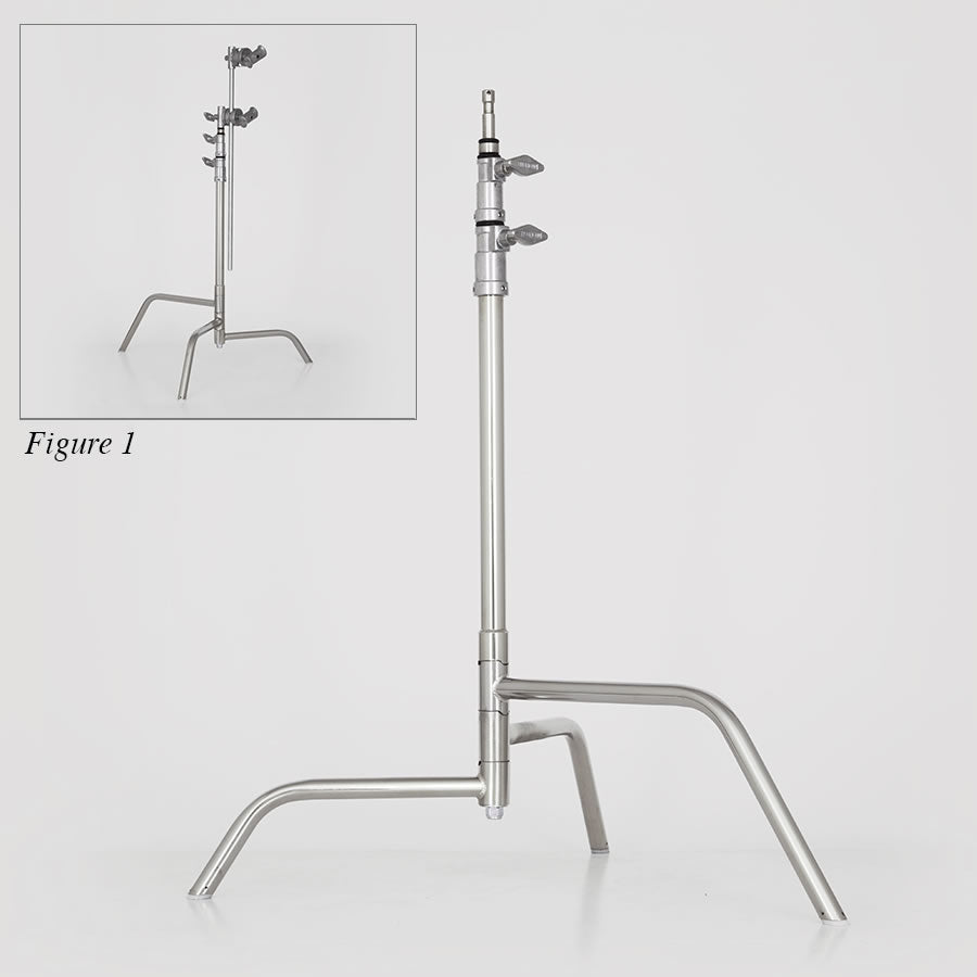 American 24-inch Century Stand (C-Stand) 2-Rise Spring Load - Full Base