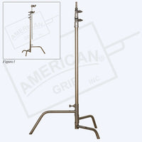 American 40-inch Century Stand (C-Stand) 2-Rise Non-Spring Load with Full Base for film grip rigging solutions