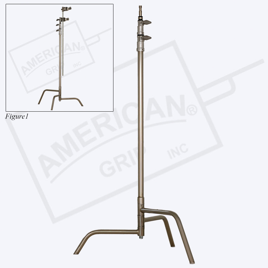 American 40-inch Century Stand (C-Stand) 2-Rise Spring Load - Full Base
