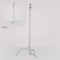 American 60-inch Century Stand (C-Stand) 2-Rise Non-Spring Load - Full Base for film grip rigging shown without head & arm.