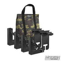 1" Square Stock Frame Kit for film grip and rigging with camouflage carrying bag