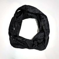 Black Spanset stage sling for film grip and rigging use in the entertainment industry.