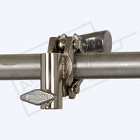 American Scaffold Clamp with 1-1/8-inch Side Mount Socket for film grip and rigging.