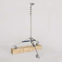 American H/D High Roller 4-Rise 1-1/4-inch x 36-inch leg rigging stand for film grip with adjustable height on wheels