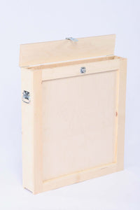 American Reflector Box/Crate for film grip and rigging, featuring a sturdy wooden construction with metal latches and handle.