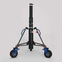 American BOA Low Crank 220 film grip rigging stand with wheels for easy movement and height adjustment from 41" to 6'