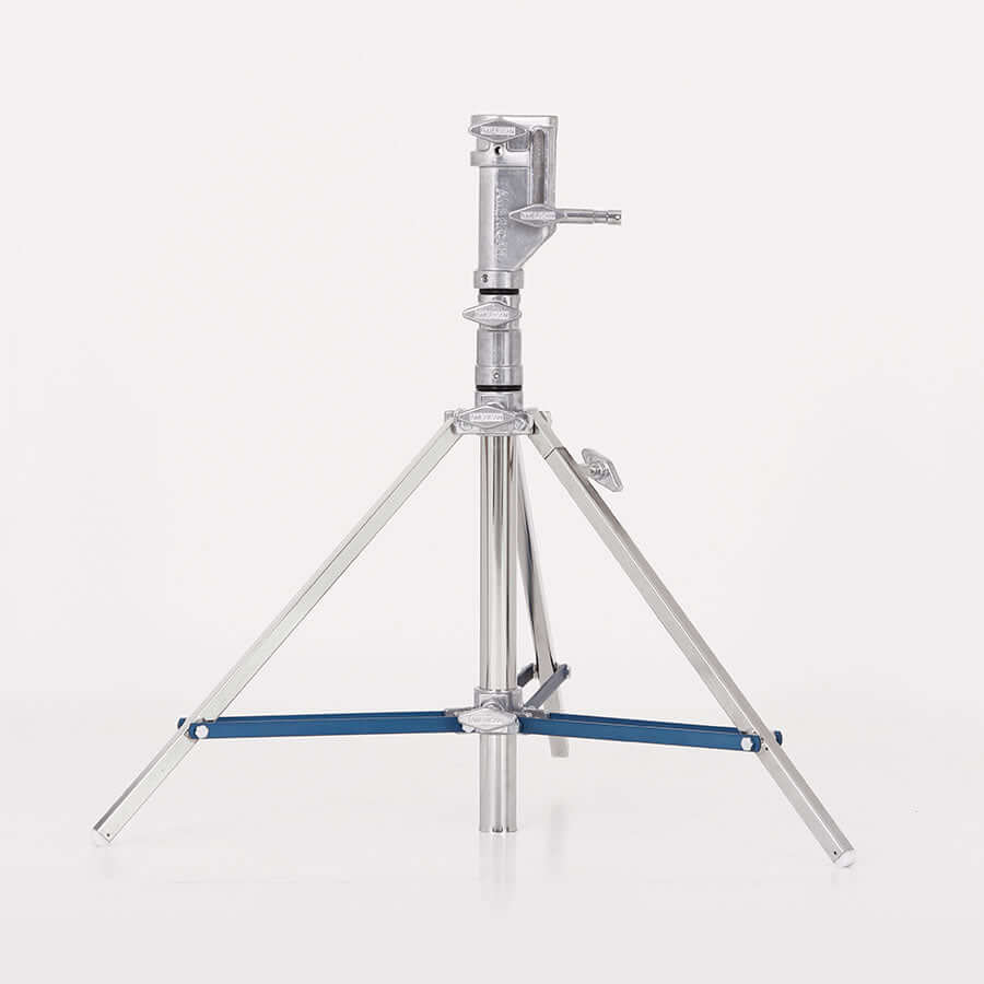 American Low Combo 1-Rise tripod stand for film grip and rigging, 3/4-inch x 22-inch, footprint 34", height 29" to 4', weight 12 lbs.