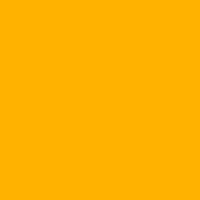 Warm golden amber color swatch used for film grip rigging, representing Rosco® E015 Deep Straw special effects gel.
