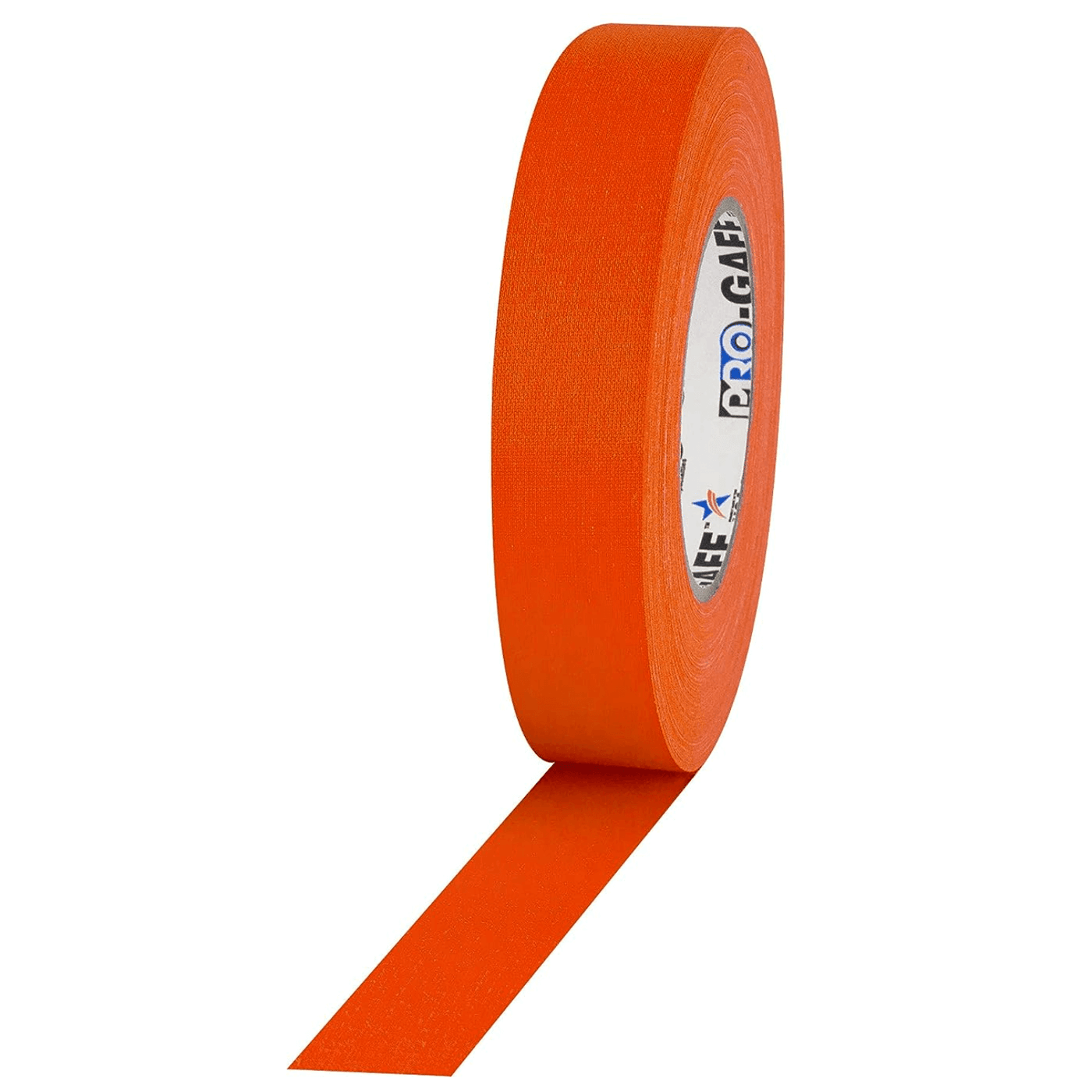 Pro Tapes® 1-inch Gaff Tape in orange for film, grip, and rigging applications.