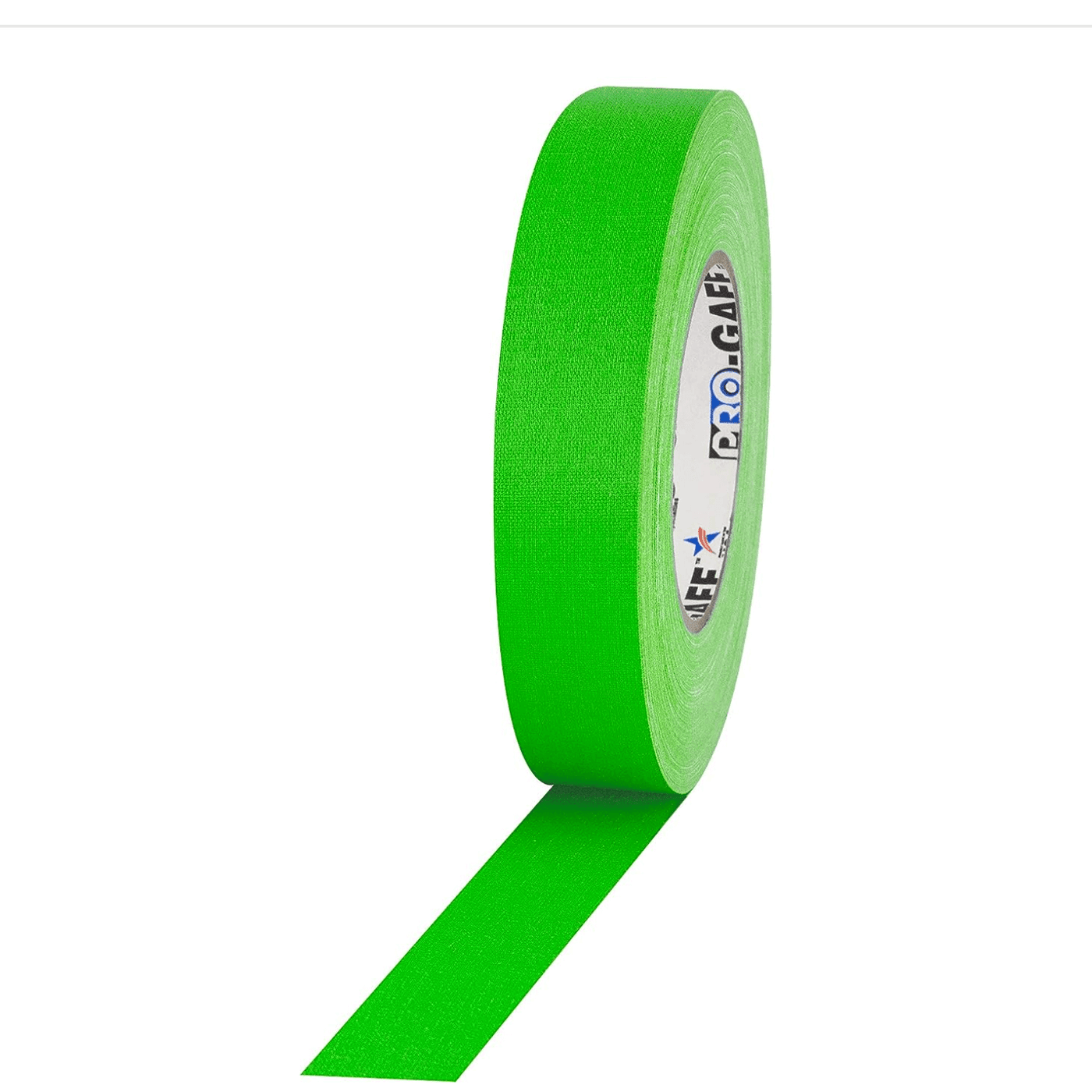 Pro Tapes® 1-inch green gaff tape for film, grip, and rigging applications.