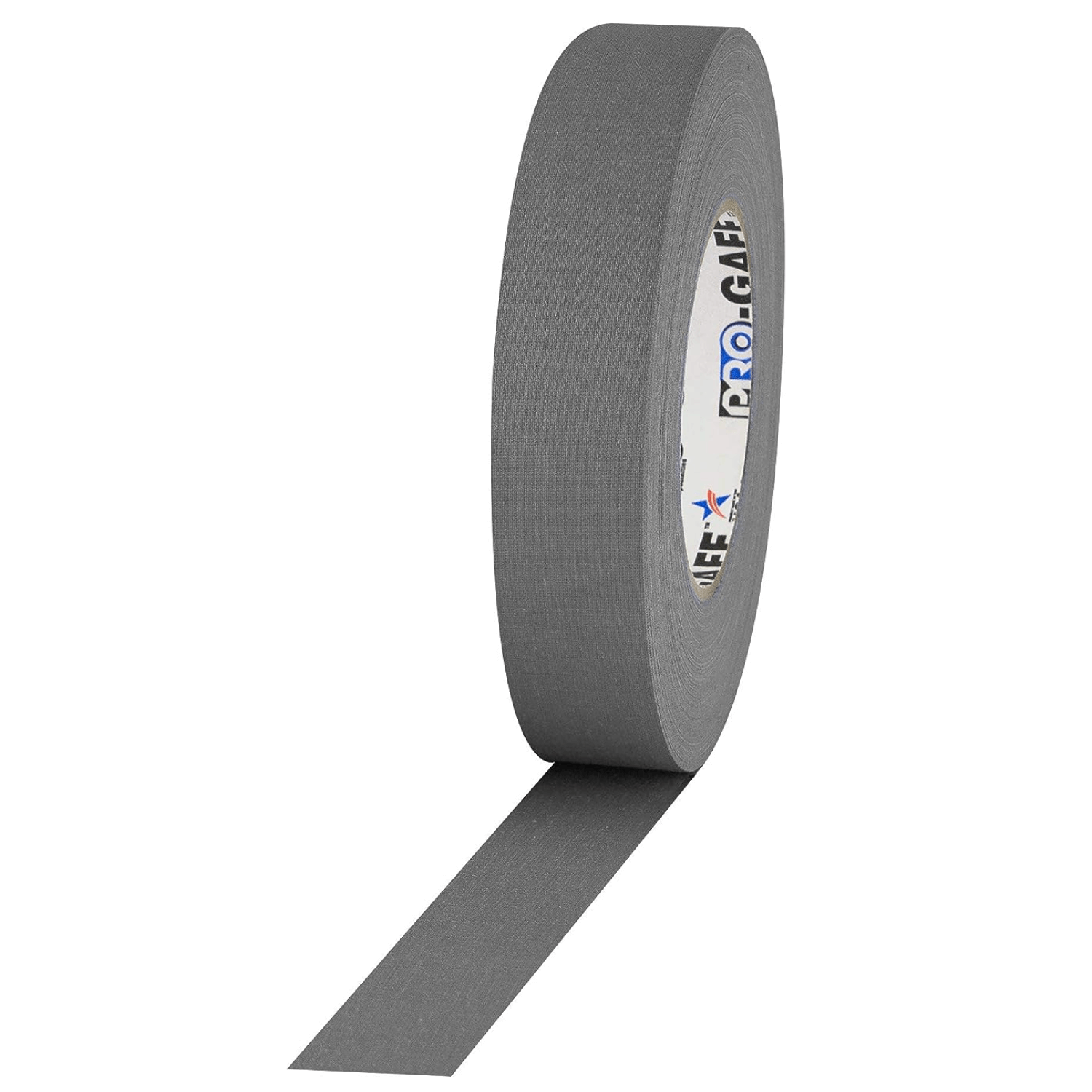 Pro Tapes® 1-inch Gaff Tape in black for film grip and rigging, ideal for bundling, marking, and temporary holding tasks on set.