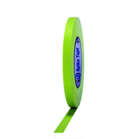 PRO® 1/2-inch Spike Gaff Tape in neon green for film grip and rigging, ideal for marking sets and stages with high-strength adhesive