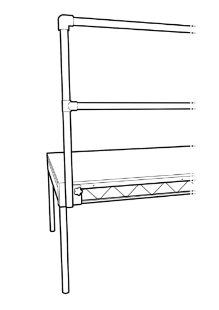 Steel Deck with Guardrail Backplate and Upright Handrail for Rigging and Film Grip